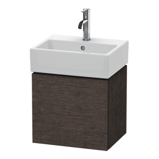 Duravit Waschtischunterschrank L-Cube 43,4x34,1x40cm, wd, Tür re, Ei dkl. geb.