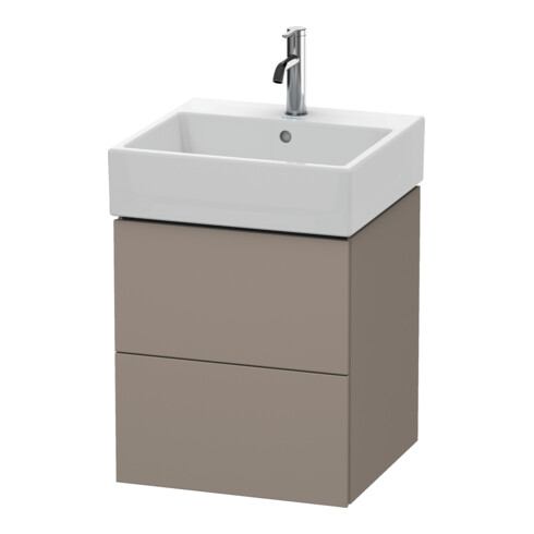 Duravit Waschtischunterschrank L-Cube 48,4x45,9cm, bas. ma, 2 Schub., wandhängend
