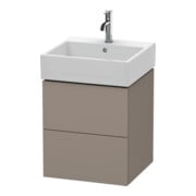 Duravit Waschtischunterschrank L-Cube 48,4x45,9cm, bas. ma, 2 Schub., wandhängend