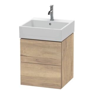 Duravit Waschtischunterschrank L-Cube 48,4x45,9cm, Ei marm., 2 Schub., wandhängend