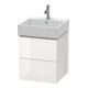 Duravit Waschtischunterschrank L-Cube 48,4x45,9cm, Ei marm., 2 Schub., wandhängend