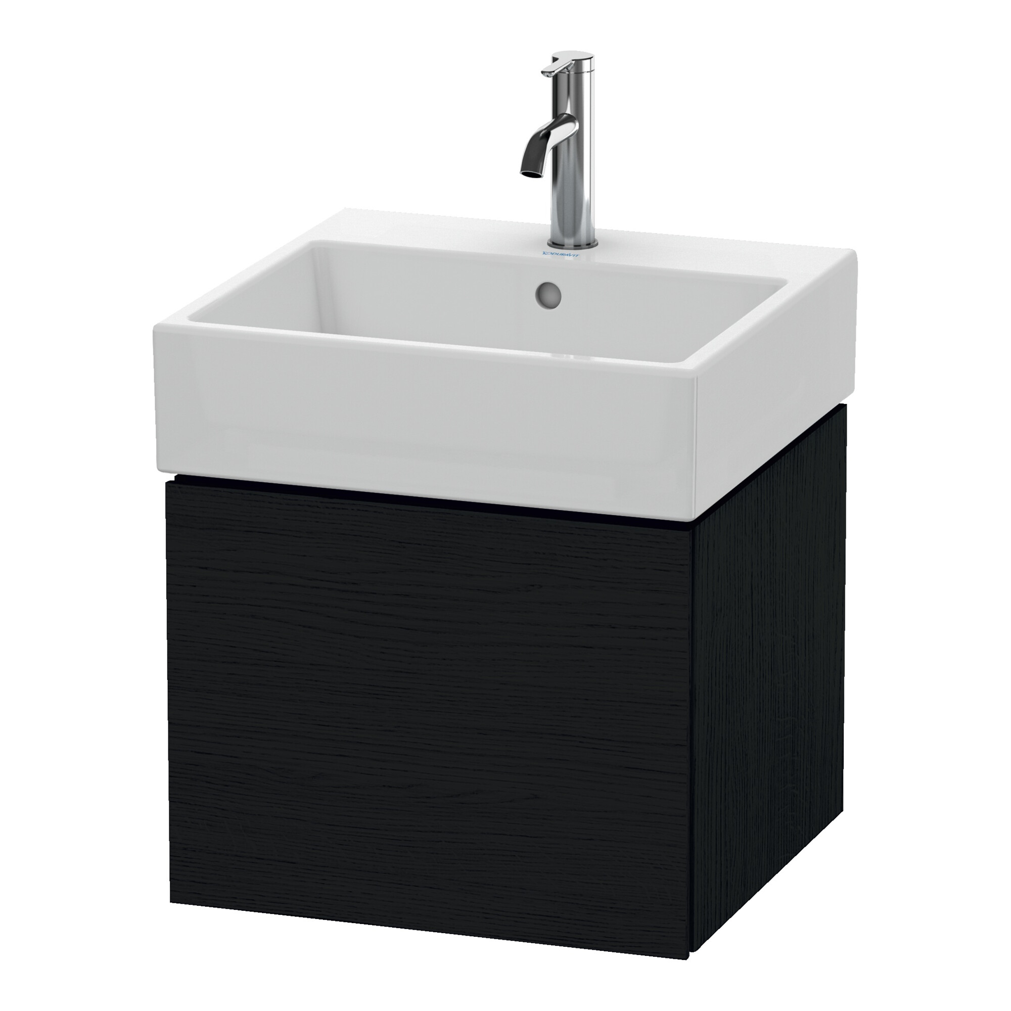 Duravit Waschtischunterschrank L-Cube 48,4x45,9cm, Ei sw, 1 Ausz., wandhängend