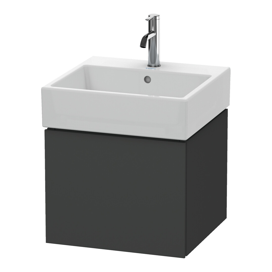 Duravit Waschtischunterschrank L-Cube 48,4x45,9cm, graph ma, 1 Ausz., wandhängend