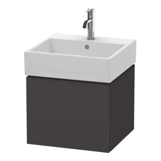 Duravit Waschtischunterschrank L-Cube 48,4x45,9cm, graph matt, 1 Ausz., wandhängend