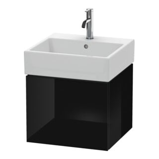 Duravit Waschtischunterschrank L-Cube 48,4x45,9cm, sw hgl, 1 Ausz., wandhängend