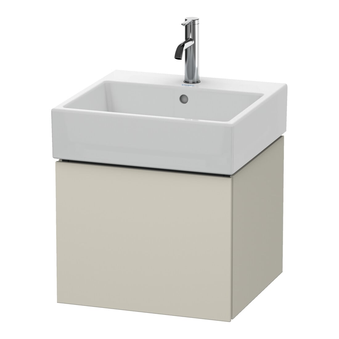 Duravit Waschtischunterschrank L-Cube 48,4x45,9cm, Tau matt, 1 Ausz., wandhängend