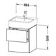 Duravit Waschtischunterschrank L-Cube 48,4x45,9cm, we. hgl, 2 Schub., wandhängend