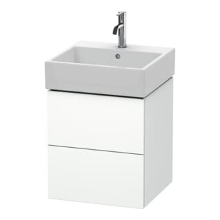 Duravit Waschtischunterschrank L-Cube 48,4x45,9cm, we. ma, 2 Schub., wandhängend