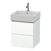 Duravit Waschtischunterschrank L-Cube 48,4x45,9cm, we. ma, 2 Schub., wandhängend