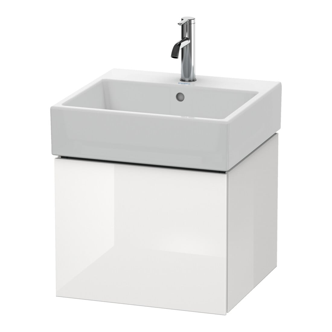Duravit Waschtischunterschrank L-Cube 48,4x45,9cm, we. matt, 1 Ausz., wandhängend