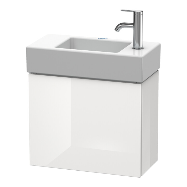 Duravit Waschtischunterschrank L-Cube 48x24x40cm, wandhängend, T re, Eiche schwarz