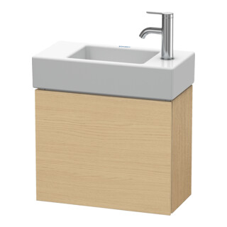 Duravit Waschtischunterschrank L-Cube 48x24x40cm, wandhängend, T rechts, Eiche natur