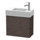 Duravit Waschtischunterschrank L-Cube 48x24x40cm, wandhängend, Tür li, Ei dkl. geb.-1