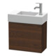 Duravit Waschtischunterschrank L-Cube 48x24x40cm, wandhängend, Tür li, Nussb geb.