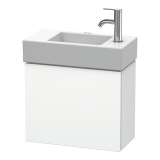 Duravit Waschtischunterschrank L-Cube 48x24x40cm, wandhängend, Tür links, weiß matt