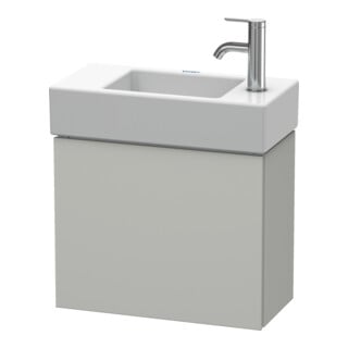 Duravit Waschtischunterschrank L-Cube 48x24x40cm, wandhängend, Tür re, betongr matt