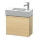 Duravit Waschtischunterschrank L-Cube 48x24x40cm, wandhängend, Tür re, med. eiche