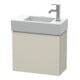 Duravit Waschtischunterschrank L-Cube 48x24x40cm, wandhängend, Tür re, Tau supermatt-1