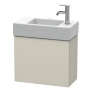 Duravit Waschtischunterschrank L-Cube 48x24x40cm, wandhängend, Tür re, Tau supermatt