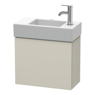 Duravit Waschtischunterschrank L-Cube 48x24x40cm, wandhängend, Tür re, taupe matt