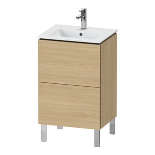Duravit Waschtischunterschrank L-Cube 52x42,1x70,4cm, 2 Ausz., steh., Ei natur