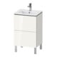 Duravit Waschtischunterschrank L-Cube 52x42,1x70,4cm, 2 Ausz., steh., we hgl-1