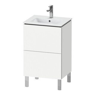 Duravit Waschtischunterschrank L-Cube 52x42,1x70,4cm, 2 Ausz., steh., we matt