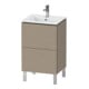 Duravit Waschtischunterschrank L-Cube 52x42,1x70,4cm, 2 Ausz., stehend, leinen-1