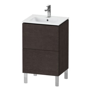 Duravit Waschtischunterschrank L-Cube 52x42,1x70,4cm, 2 AZ, st, Ei dkl. geb.