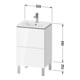 Duravit Waschtischunterschrank L-Cube 52x42,1x70,4cm, 2 AZ, st, Ei dkl. geb.-2