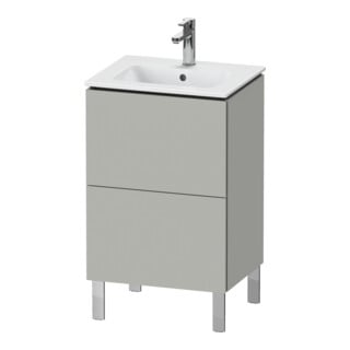 Duravit Waschtischunterschrank L-Cube 52x42,1x70,4cm, 2 AZ, steh., betongr ma
