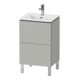 Duravit Waschtischunterschrank L-Cube 52x42,1x70,4cm, 2 AZ, steh., betongr ma-1