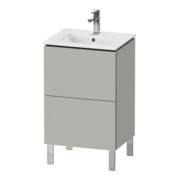 Duravit Waschtischunterschrank L-Cube 52x42,1x70,4cm, 2 AZ, steh., betongr ma