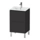 Duravit Waschtischunterschrank L-Cube 52x42,1x70,4cm, 2 AZ, steh., graph matt-1