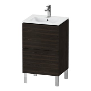 Duravit Waschtischunterschrank L-Cube 52x42,1x70,4cm, 2 AZ, steh., Nussb geb.
