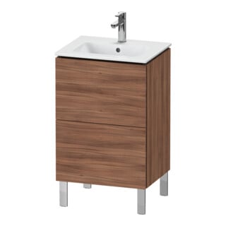 Duravit Waschtischunterschrank L-Cube 52x42,1x70,4cm, 2 AZ, steh., Nussb Nat