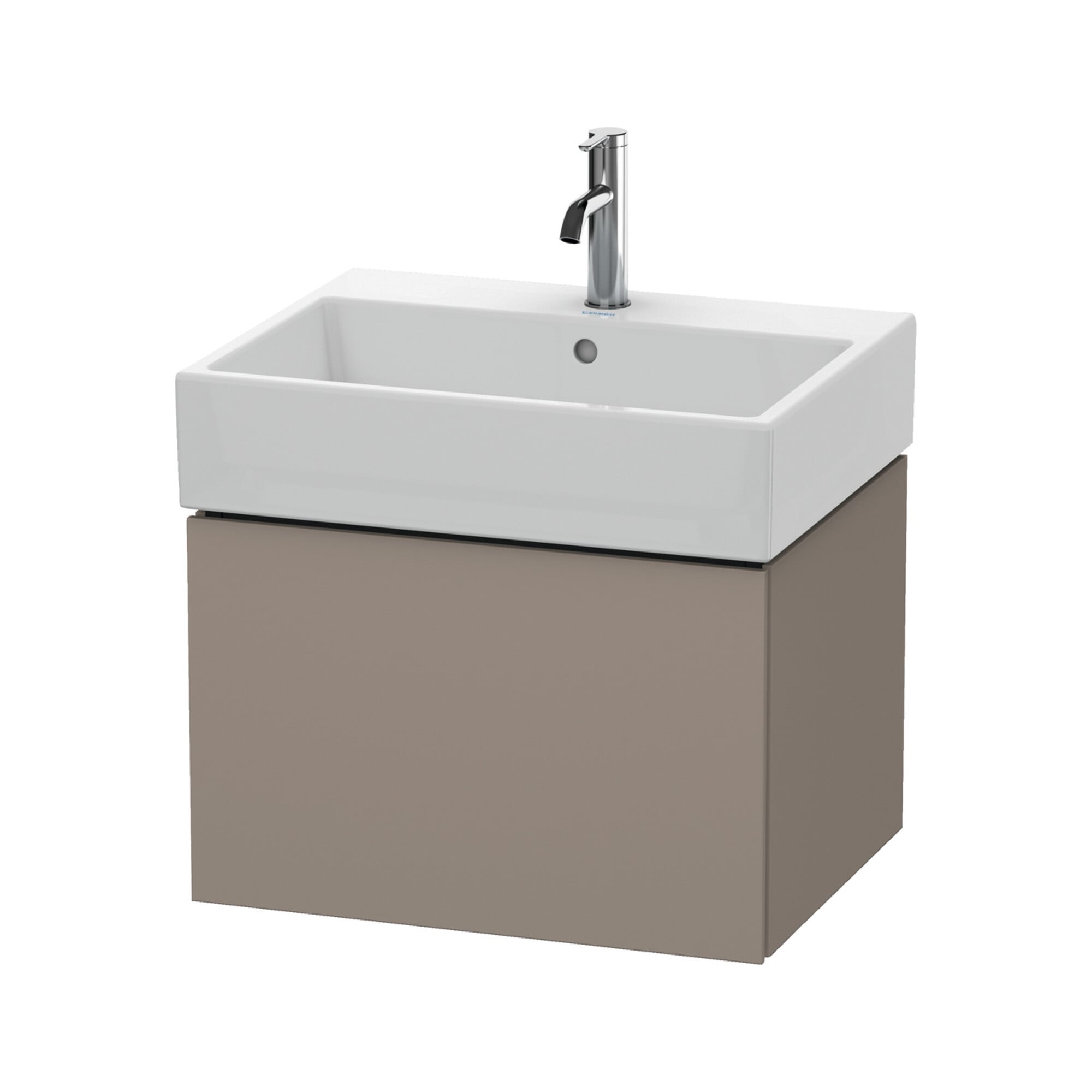 Duravit Waschtischunterschrank L-Cube 58,4x 45,9cm, bas. ma, 1 Ausz., wandhängend
