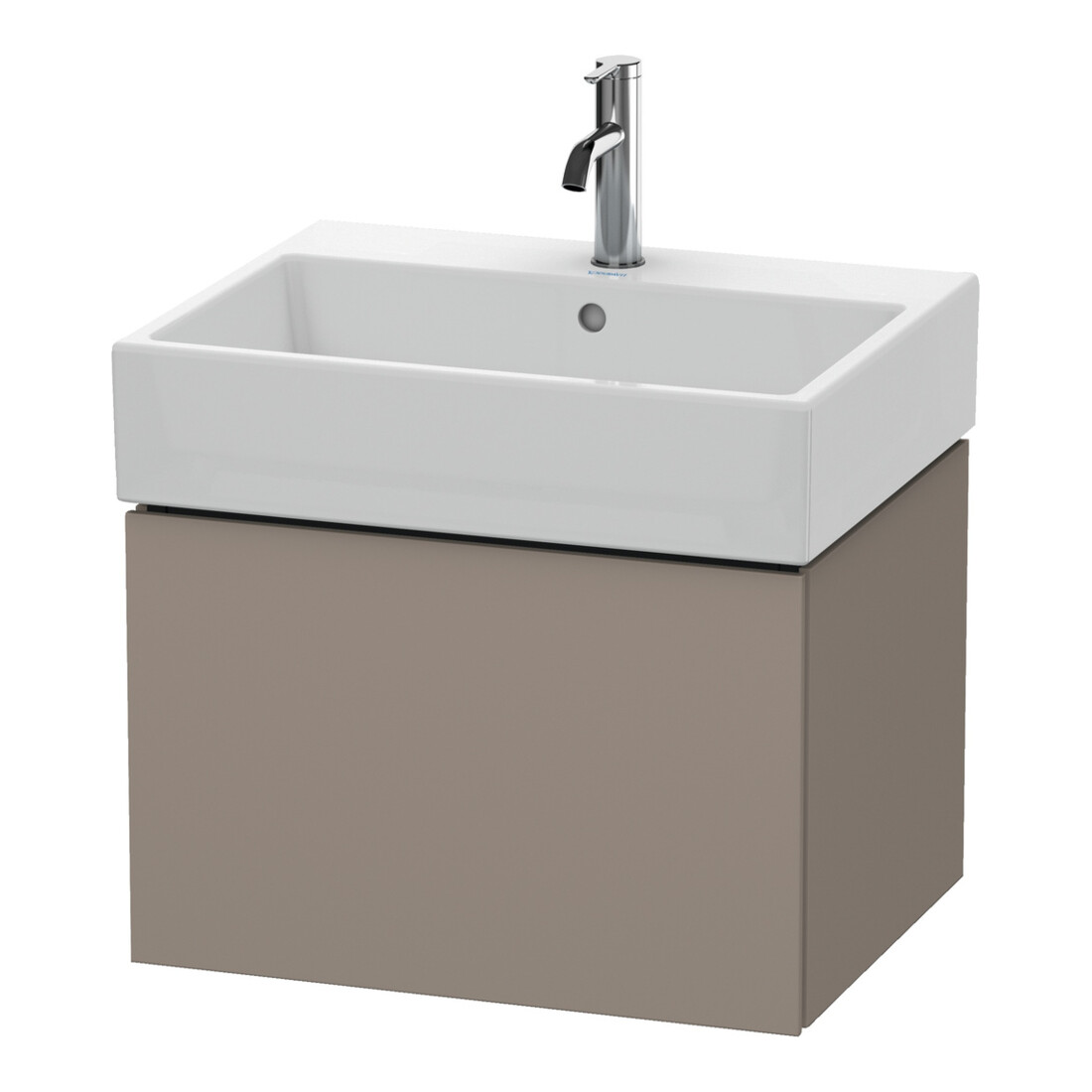 Duravit Waschtischunterschrank L-Cube 58,4x 45,9cm, bas. ma, 1 Ausz., wandhängend