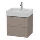 Duravit Waschtischunterschrank L-Cube 58,4x 45,9cm, bas. ma, 2 Schub., wandhängend-1