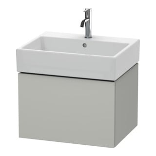Duravit Waschtischunterschrank L-Cube 58,4x 45,9cm, betongr ma, 1 Ausz., wandhängend