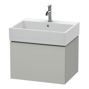Duravit Waschtischunterschrank L-Cube 58,4x 45,9cm, betongr ma, 1 Ausz., wandhängend