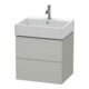Duravit Waschtischunterschrank L-Cube 58,4x 45,9cm, bg ma, 2 Schub., wandhängend-1