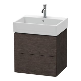 Duravit Waschtischunterschrank L-Cube 58,4x 45,9cm, E d geb., 2 Schub., wandhängend
