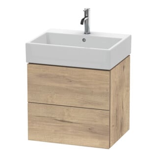 Duravit Waschtischunterschrank L-Cube 58,4x 45,9cm, Ei marm., 2 Schub., wandhängend