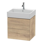 Duravit Waschtischunterschrank L-Cube 58,4x 45,9cm, Ei marm., 2 Schub., wandhängend