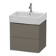 Duravit Waschtischunterschrank L-Cube 58,4x 45,9cm, f G m, 2 Schub., wandhängend-1