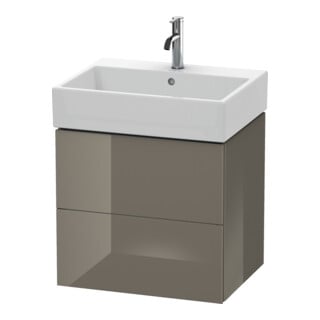 Duravit Waschtischunterschrank L-Cube 58,4x 45,9cm, f Gr hgl, 2 Schub., wandhängend