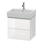 Duravit Waschtischunterschrank L-Cube 58,4x 45,9cm, med. Ei, 2 Schub., wandhängend-3