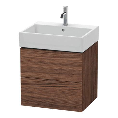 Duravit Waschtischunterschrank L-Cube 58,4x 45,9cm, N dkl., 2 Schub., wandhängend