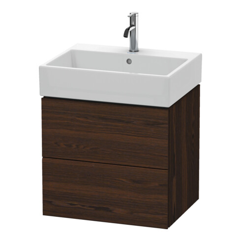 Duravit Waschtischunterschrank L-Cube 58,4x 45,9cm, N geb., 2 Schub., wandhängend